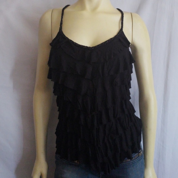 NEW GUESS SPAGHETTI STRAP SHIRT SZ S - Picture 1 of 6